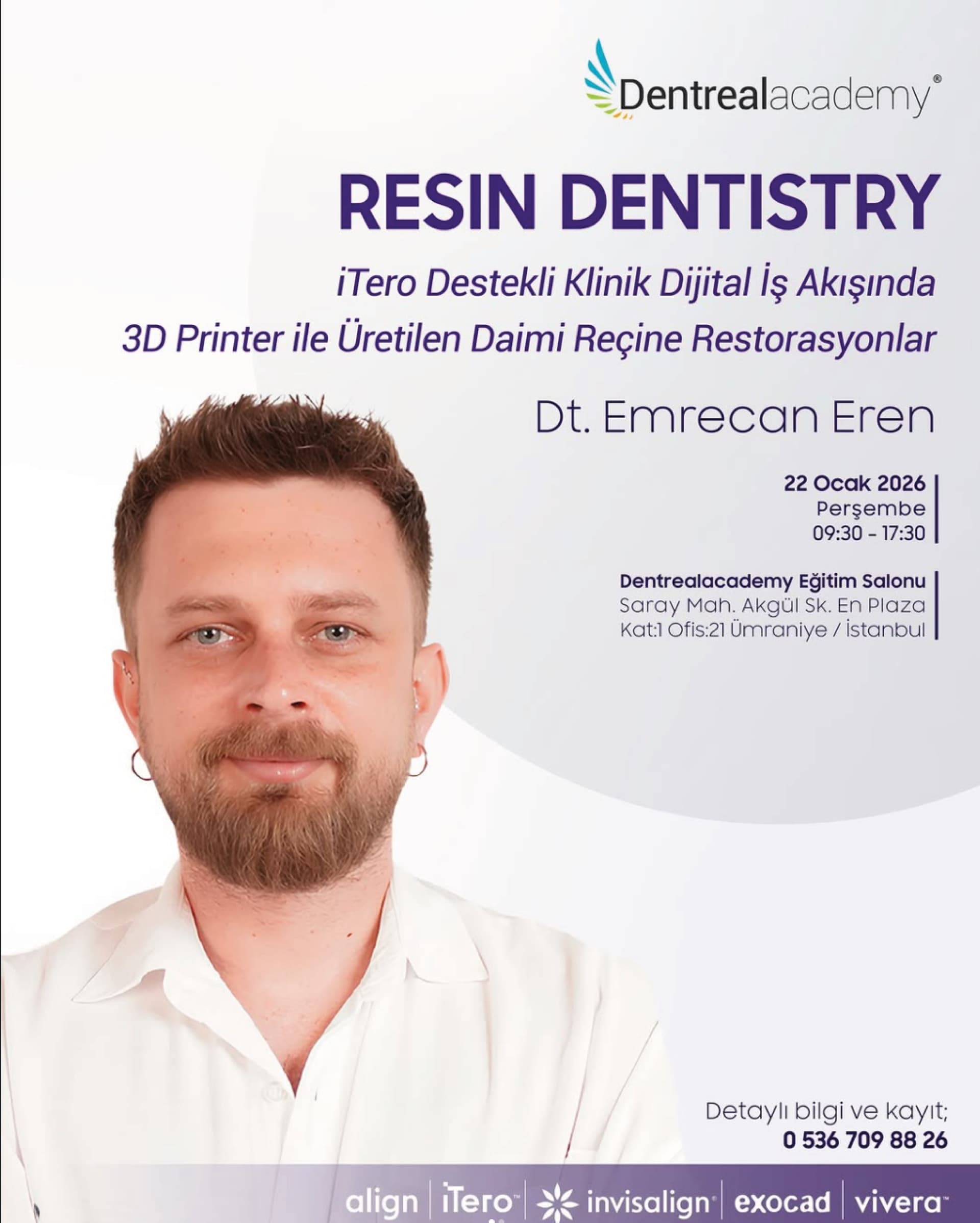 Resin Dentistry: İtero Destekli Klinik Dijital İş Akışında 3D Printer ile Üretilen Daimi Reçine Restorasyonlar